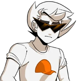 🧢 emoji Dirk Strider :: @K4TH4R0S Telegram sticker 15 of 30
