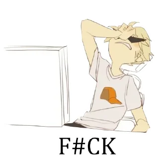 😓 emoji Dirk strider Telegram sticker 9 of 51