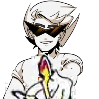 🧢 emoji Dirk Strider :: @K4TH4R0S Telegram sticker 13 of 30