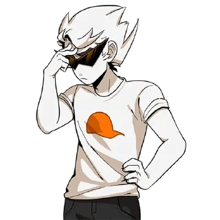 🤔 emoji Dirk Pesterquest by @HomestuckStickers Telegram sticker 8 of 57