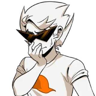 🧢 emoji Dirk Strider :: @K4TH4R0S Telegram sticker 9 of 30