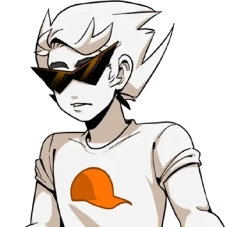 🧢 emoji Dirk Strider :: @K4TH4R0S Telegram sticker 5 of 30