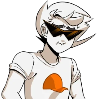 🧢 emoji Dirk Strider :: @K4TH4R0S Telegram sticker 16 of 30