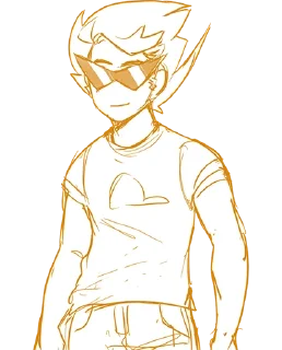 ✏ emoji Dirk Pesterquest by @HomestuckStickers Telegram sticker 20 of 57