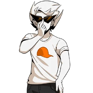 🧐 emoji Dirk Pesterquest by @HomestuckStickers Telegram sticker 15 of 57