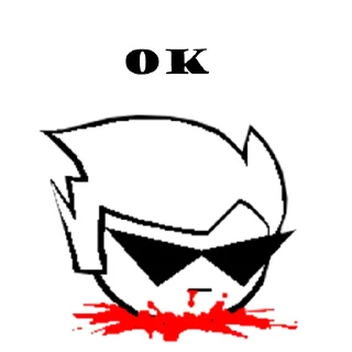 😵 emoji Dirk strider Telegram sticker 24 of 51