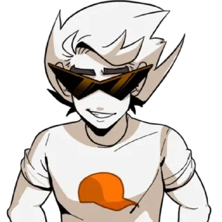 🧢 emoji Dirk Strider :: @K4TH4R0S Telegram sticker 14 of 30
