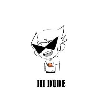 ✋ emoji Dirk strider Telegram sticker 13 of 51