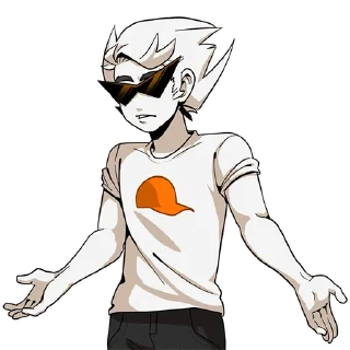🤷‍♂ emoji Dirk Pesterquest by @HomestuckStickers Telegram sticker 6 of 57