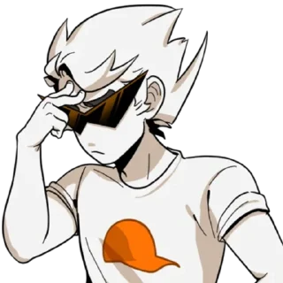 🧢 emoji Dirk Strider :: @K4TH4R0S Telegram sticker 10 of 30
