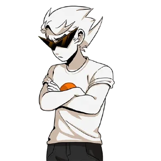 😒 emoji Dirk Pesterquest by @HomestuckStickers Telegram sticker 10 of 57