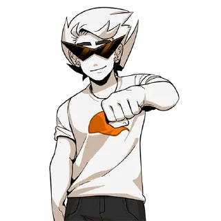 👊 emoji Dirk Pesterquest by @HomestuckStickers Telegram sticker 17 of 57