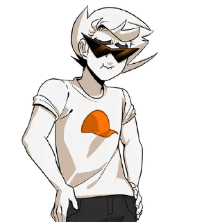 😂 emoji Dirk Pesterquest by @HomestuckStickers Telegram sticker 13 of 57