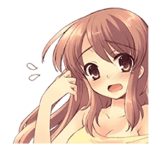 😨 emoji @kiwiys The Melancholy of Haruhi Suzumiya Telegram sticker 22 of 37