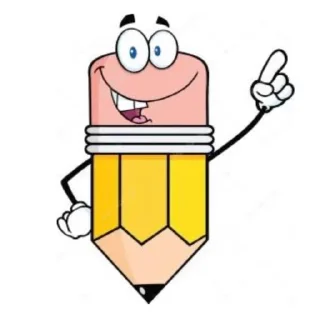 Sticker from erasers
