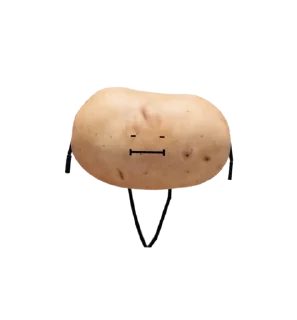 🥔 emoji Secret staycation Telegram sticker 10 of 48