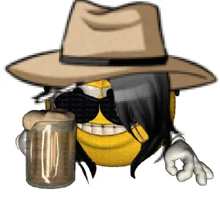 🍺 emoji Никей лучший. Telegram sticker 3 of 79