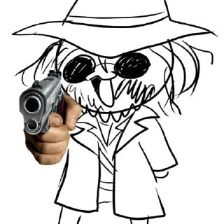 😆 emoji Resident Evil Village Telegram sticker 5 of 120