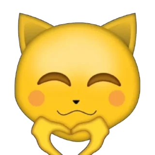 Sticker from silly kitty