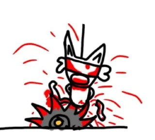 Sticker from Red of the king