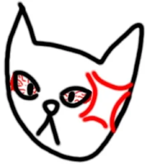 😡 emoji Red of the king Telegram sticker 22 of 25