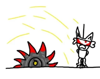 Sticker from Red of the king