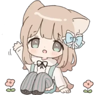 👋 emoji ૮꒰ ᴗ . ᴗ🎀 ꒱ა Telegram sticker 14 of 44