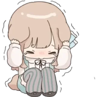 😬 emoji ૮꒰ ᴗ . ᴗ🎀 ꒱ა Telegram sticker 13 of 44