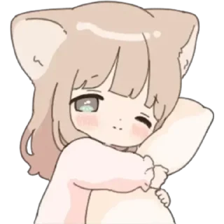 🥱 emoji ૮꒰ ᴗ . ᴗ🎀 ꒱ა Telegram sticker 7 of 44