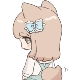 😒 emoji ૮꒰ ᴗ . ᴗ🎀 ꒱ა Telegram sticker 8 of 44