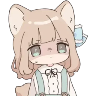 😨 emoji ૮꒰ ᴗ . ᴗ🎀 ꒱ა Telegram sticker 12 of 44