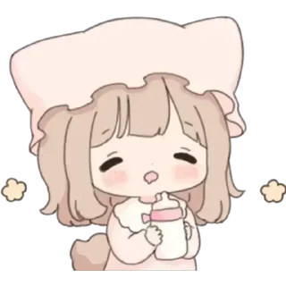 🥱 emoji ૮꒰ ᴗ . ᴗ🎀 ꒱ა Telegram sticker 24 of 44