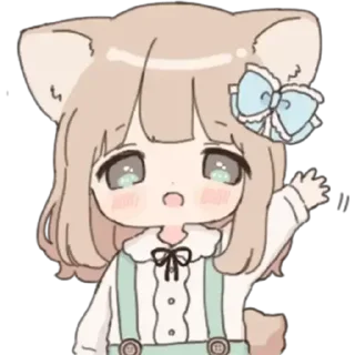 👋 emoji ૮꒰ ᴗ . ᴗ🎀 ꒱ა Telegram sticker 6 of 44