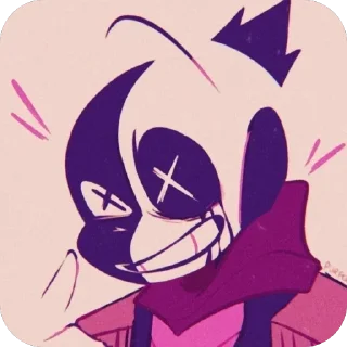 Sticker from KingMultiverseSans @UndertaleDeltaruneStickersArts