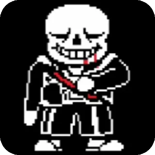 Sticker from Sans
