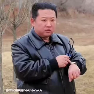 🇰🇵 emoji ким чен ын 𖥻 @stikersmanhwa Telegram sticker 14 of 50