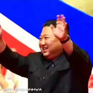 🇰🇵 emoji ким чен ын 𖥻 @stikersmanhwa Telegram sticker 6 of 50