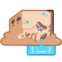 😭 emoji Human Box Telegram sticker 7 of 15