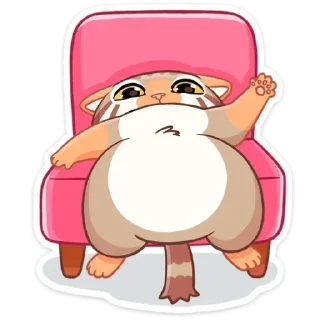 👋 emoji Манул Ур ➩ @Earth928B Telegram sticker 16 of 48