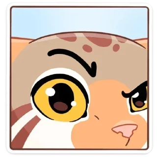 🤨 emoji Манул Ур ➩ @Earth928B Telegram sticker 11 of 48