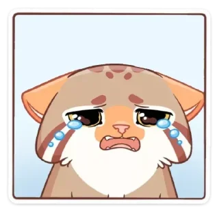 😭 emoji Манул Ур ➩ @Earth928B Telegram sticker 24 of 48