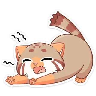 🥱 emoji Манул Ур ➩ @Earth928B Telegram sticker 13 of 48