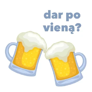 🍻 emoji From Lithuania with love Telegram sticker 19 of 50