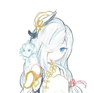 🌟 emoji Шень Хэ от @Happy_chamomile Telegram sticker 12 of 50