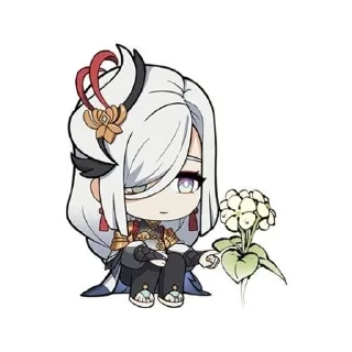 🌟 emoji Шень Хэ от @Happy_chamomile Telegram sticker 7 of 50