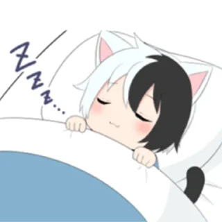 🌓 emoji cat boyﾐ ˚✧ @nyakwii Telegram sticker 7 of 24
