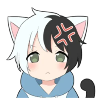 🌓 emoji cat boyﾐ ˚✧ @nyakwii Telegram sticker 24 of 24