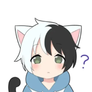 🌓 emoji cat boyﾐ ˚✧ @nyakwii Telegram sticker 11 of 24