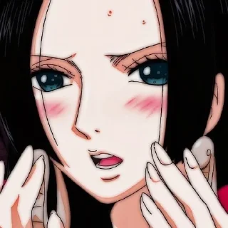 😍 emoji Hancock by @Loveyouluffy Telegram sticker 10 of 109