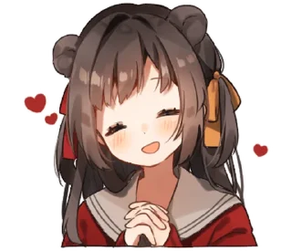 ❤️ emoji тянки ୨୧ @softsticks Telegram sticker 4 of 40